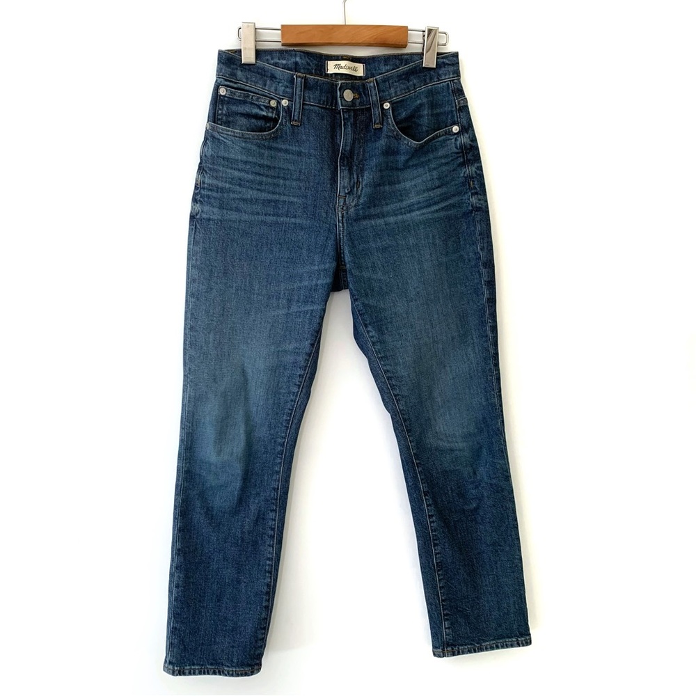 Madewell The High Rise Slim Boyfriend Jeans 26 - Picture 2 of 11